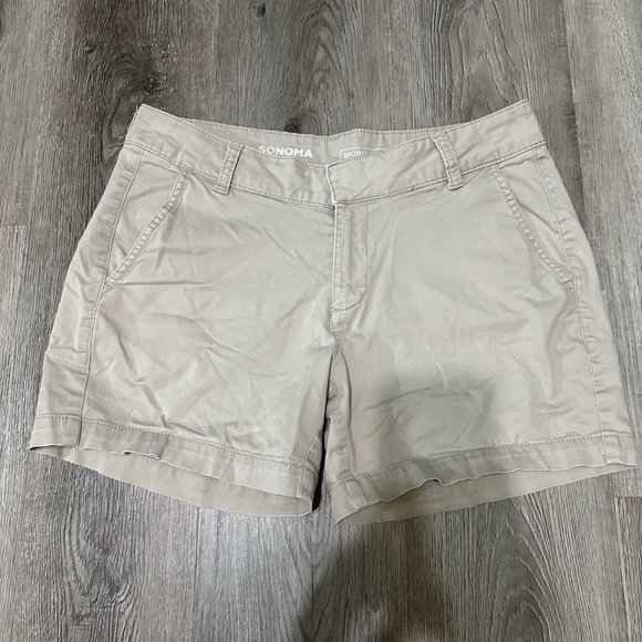 Sonoma Pants - Sonoma Women's Tan Casual Bermudas